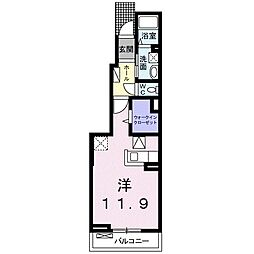 マーベラス3 ワンルームの間取図画像