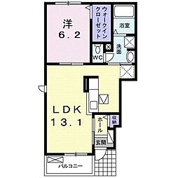 シャ・ノワール1 1LDKの間取図画像