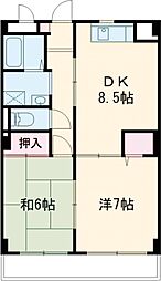 間取図画像 2DK