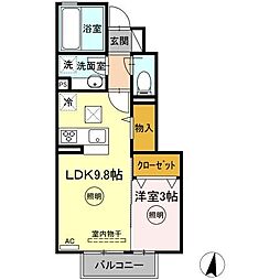 間取図画像 1LDK
