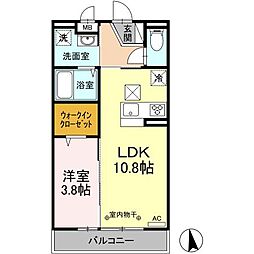 グランメゾン 1LDKの間取図画像