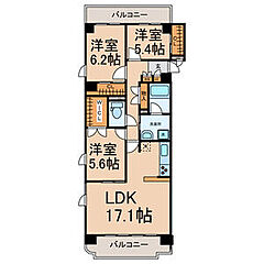 物件の間取り