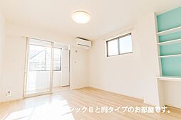 ジュネスII 204 2階1Kのリビング/ダイニング