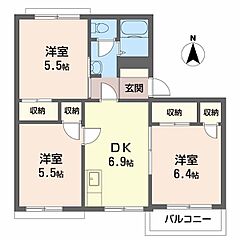 物件の間取り