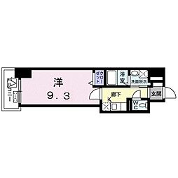 ウエストサイド中山道 1Kの間取図画像