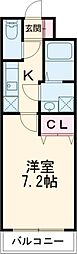 リープラス小野駅前 1Kの間取図画像