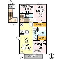 物件の間取り