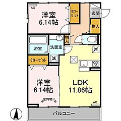 物件の間取り