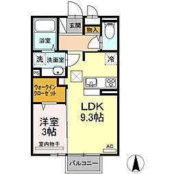 間取図画像 1LDK