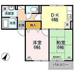 間取図画像 2DK