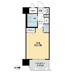 ライオンズマンション上杉二丁目 1Kの間取図画像
