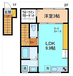 C'estsibon52 1LDKの間取図画像