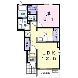 間取図画像 1LDK