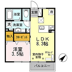 物件の間取り