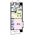 レルベ保田窪3階4.8万円