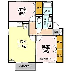 物件の間取り