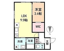 Zoro 1LDKの間取図画像