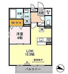 間取図画像 1LDK