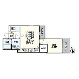 間取図画像 1LDK