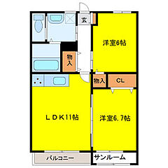 物件の間取り