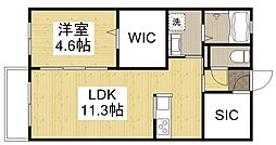フィマージュ 1LDKの間取図画像