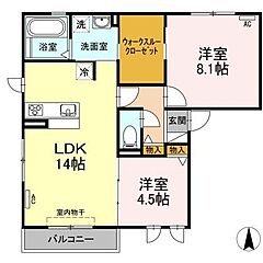 物件の間取り
