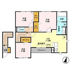 物件の間取り