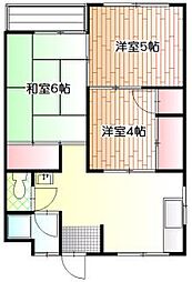 コーポ村上 1階3DKの間取り