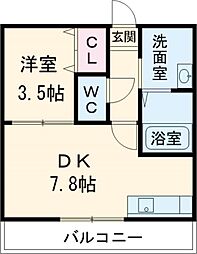 間取図画像 1LDK