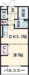 間取図画像 1DK