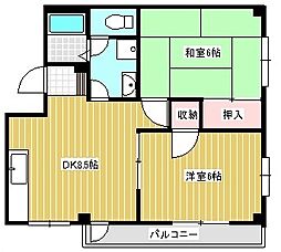 間取図画像 2DK