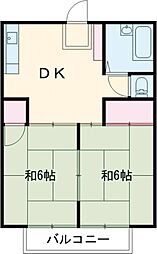 間取図画像 2DK