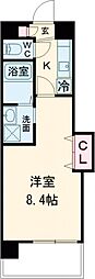 鹿児島市荒田2丁目マンション 1Kの間取図画像
