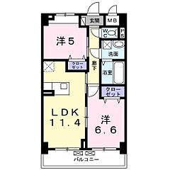 物件の間取り