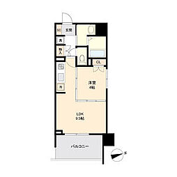 HF仙台長町レジデンス 1LDKの間取図画像