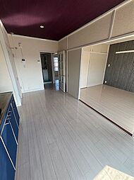 新涯マンションＡ 405 4階2DKのリビング/ダイニング