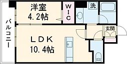 GrandeFelice並木坂 1LDKの間取図画像