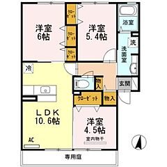 物件の間取り