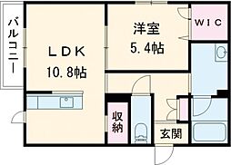 間取図画像 1LDK