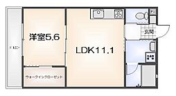 ラポルトフィーノ3 1LDKの間取図画像