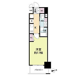 アーバンリンク森小路駅前 1Kの間取図画像
