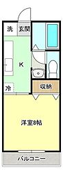 間取図画像 1K