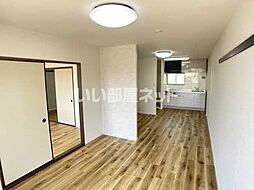 サニータウン七舗A 105 1階2LDKのリビング/ダイニング