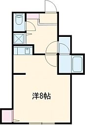 REANGEB 1Kの間取図画像