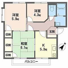 物件の間取り