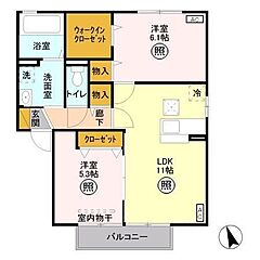 物件の間取り