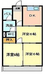 シャトータウン88 3DKの間取図画像