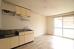 プレジール純 B201 2階2DKのリビング/ダイニング