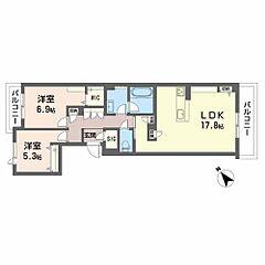 物件の間取り