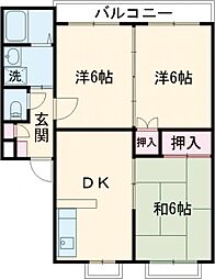 間取図画像 3DK